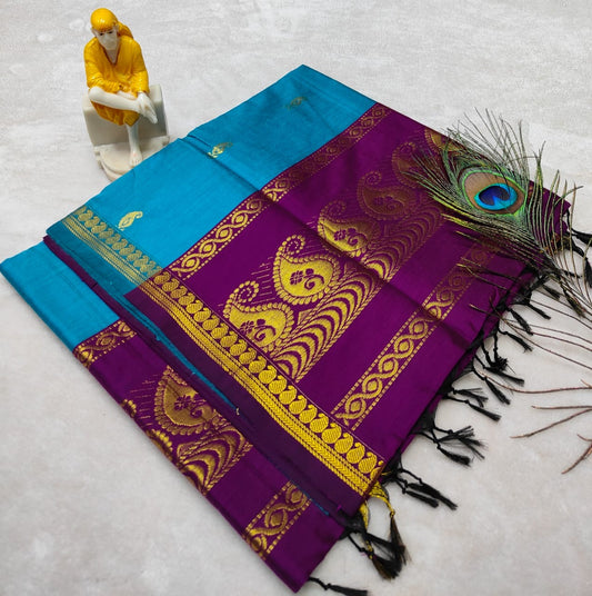 Chic Cascade Kalyani Cotton