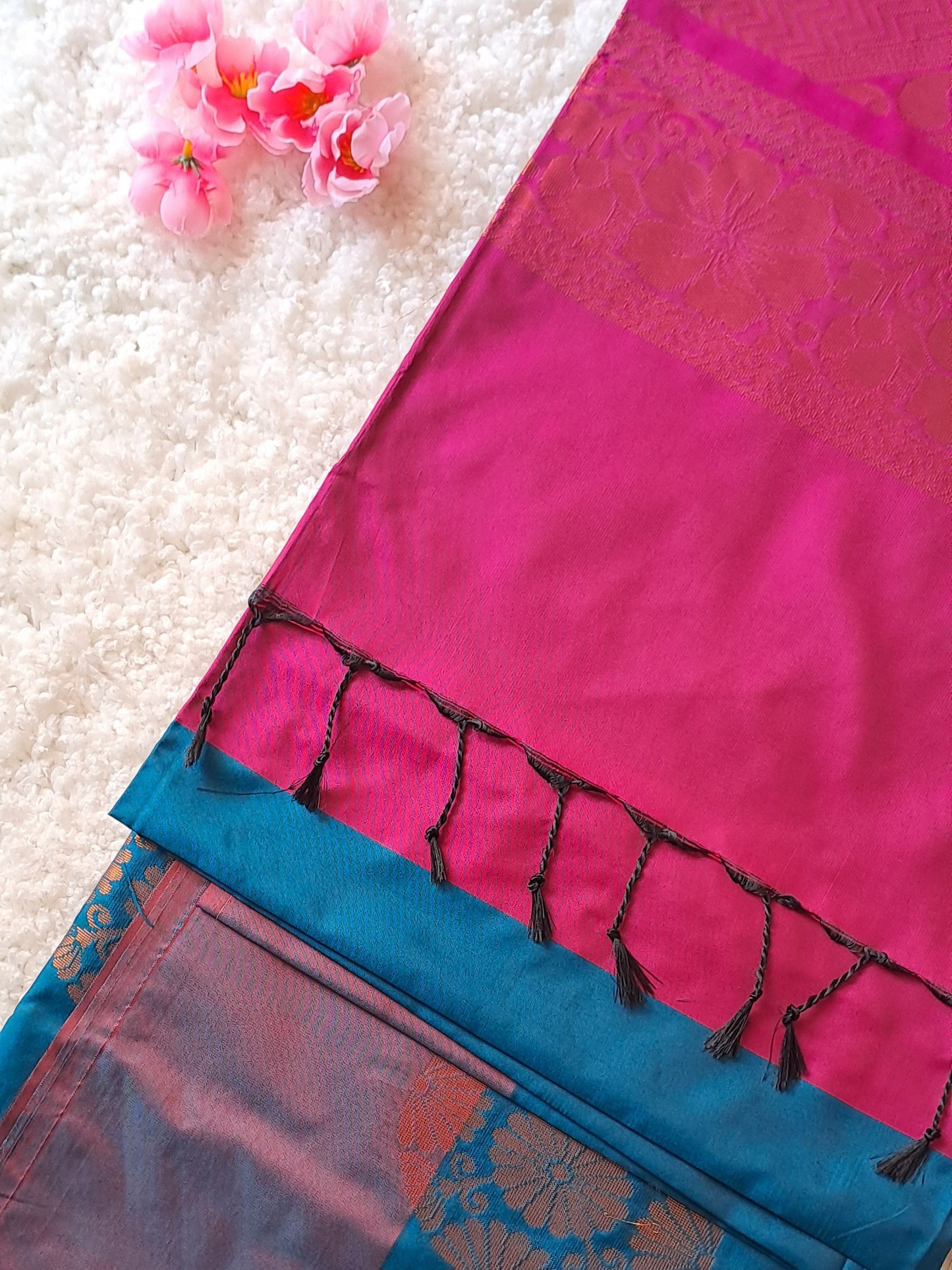 Dreamy Pink Soft Silk Saree