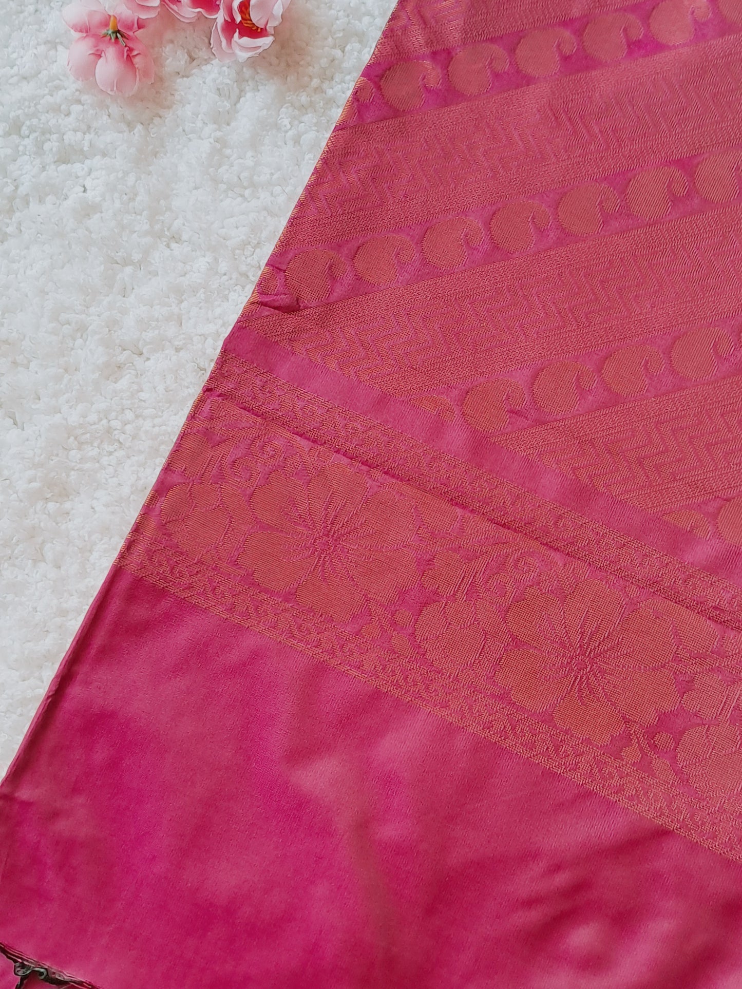 Dreamy Pink Soft Silk Saree