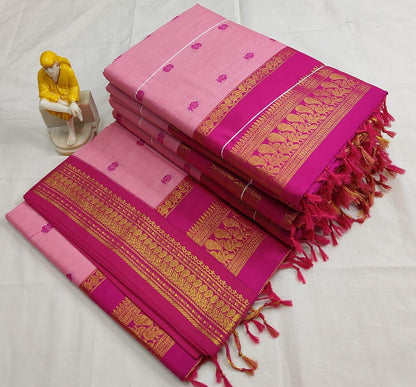 Unbeatable Comfort: Pink Saree